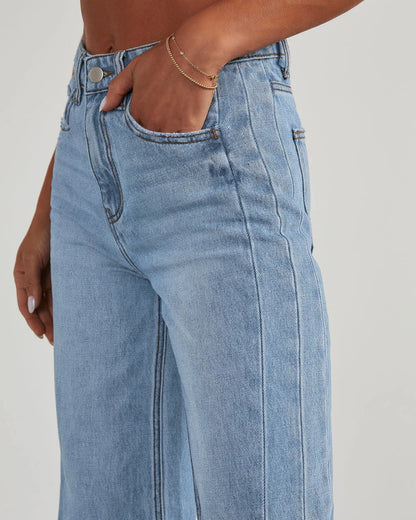 Jean Femme Large Taille Grise Déchiré