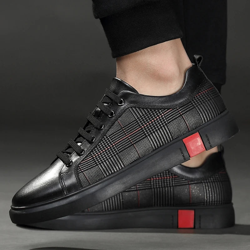 Baskets Homme Cuir Élégantes