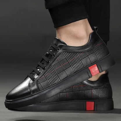 Baskets Homme Cuir Élégantes