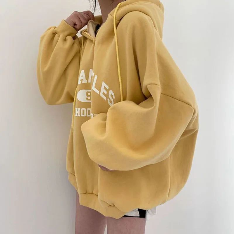 Sweat à Capuche Los Angeles Imprimé - Sport Chic et Confortable