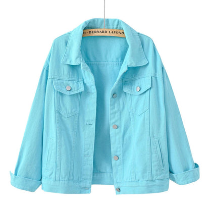 Veste En Jean Décontractée Pour Femme | Avec Bouton