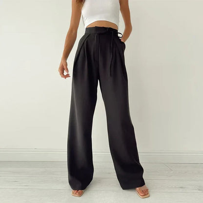 Pantalon Féminin Taille Élégante pour Travail ou Soirée