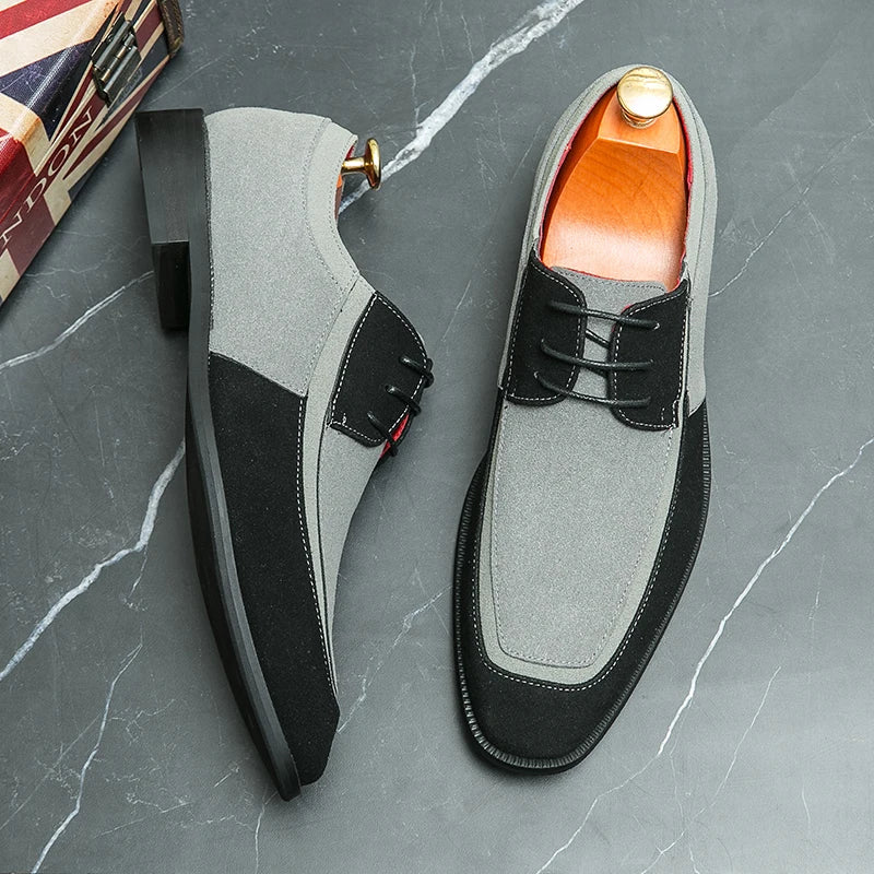 Chaussures Homme Cuir Velours Élégantes