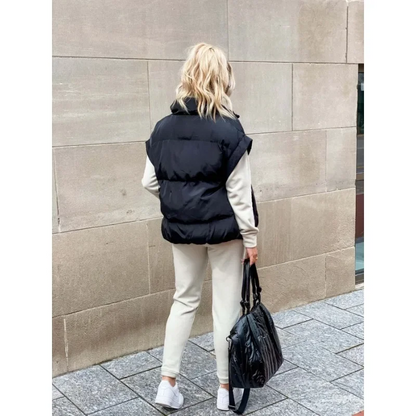 Gilet Matelassé Tendance Pour Femme | Sans Manches