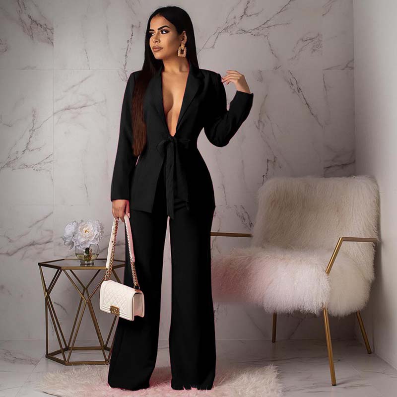 Costume Blazer Élégant Féminin