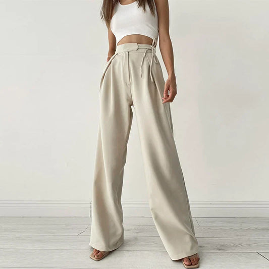 Pantalon Féminin Taille Élégante pour Travail ou Soirée - PanierRoyale