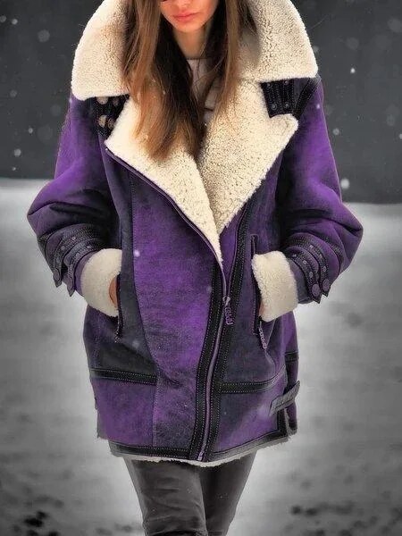 Manteau Femme Grande Taille Hivernal avec Poches et Capuchon