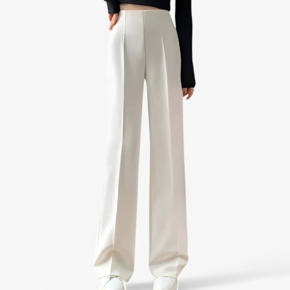 Pantalon Haute Taille Slim et Confortable