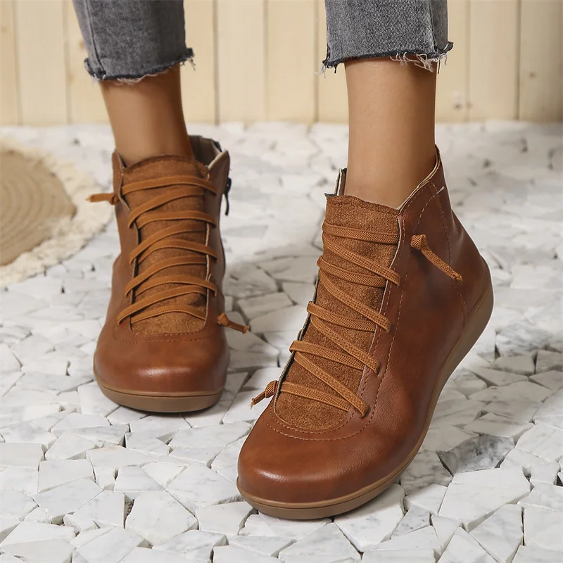 Bottines Femme Cuir Imperméable et Confort - PanierRoyale