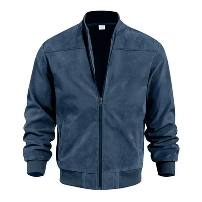 Blouson Bomber Homme Zippé Coupe Moderne