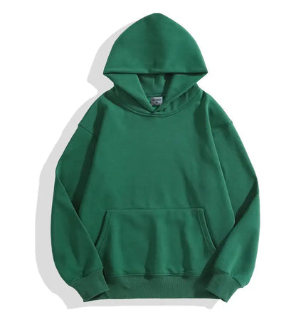 Sweat à Capuche Noir Unisexe avec Poche