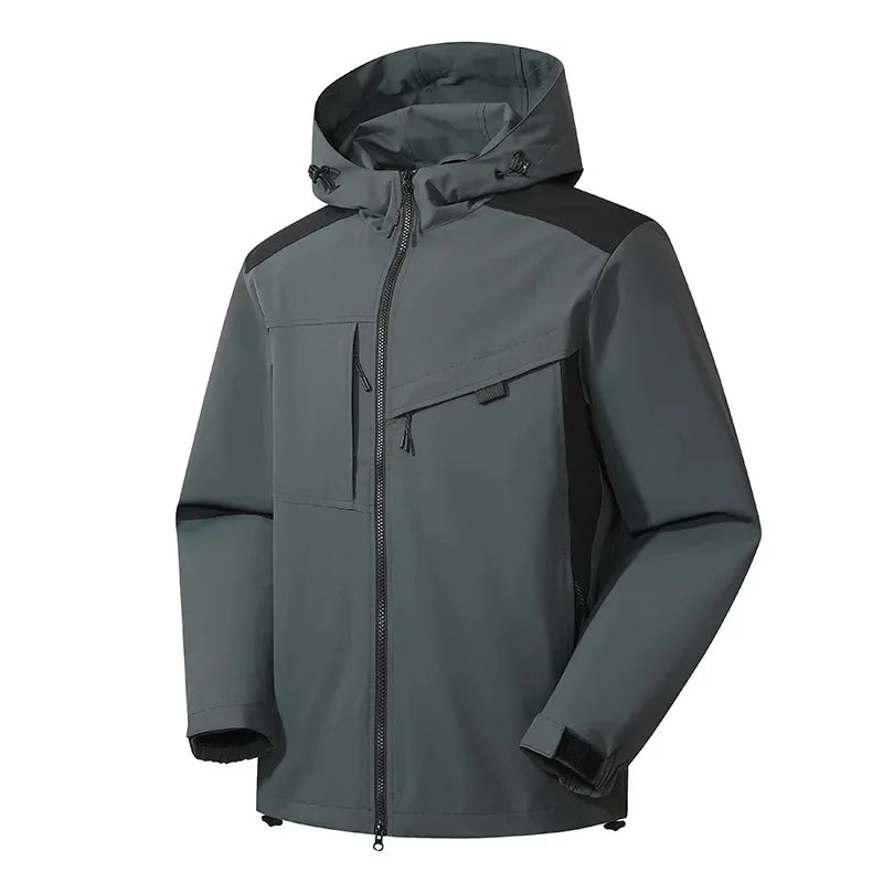 Veste de ski Homme Imperméable Capuche Confortable Coupe Casual