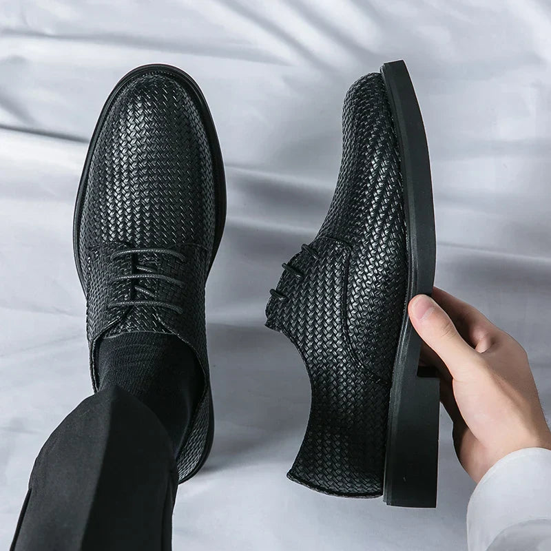 Richelieu Cuir Homme Élégant et Confortable