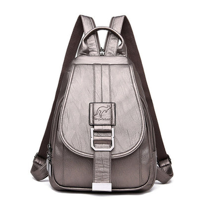 Sac à dos femme en cuir véritable italien