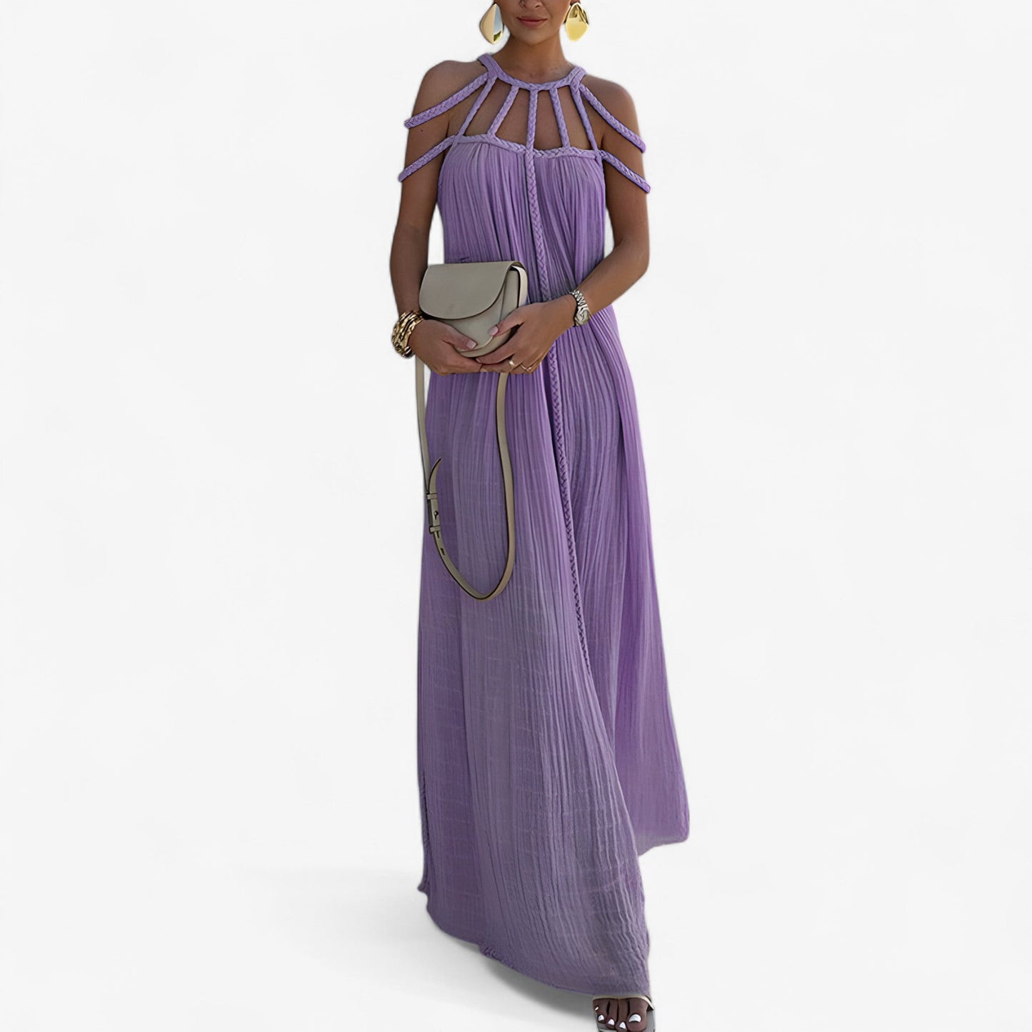 Robe Longue Élégante et Confortable pour Femme
