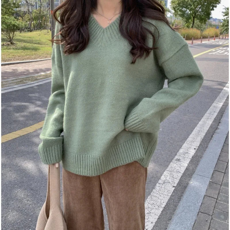Pull Cachemire Femme Hiver Manches Longues