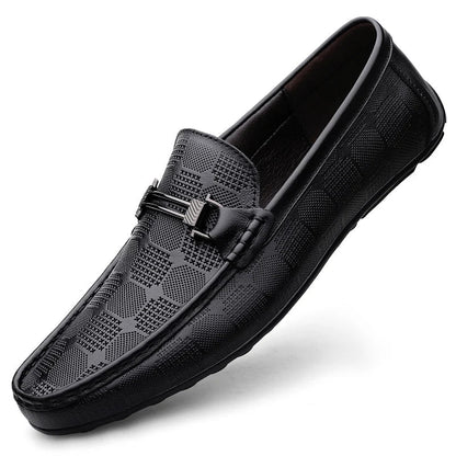 Mocassin Homme Cuir Italien de Luxe
