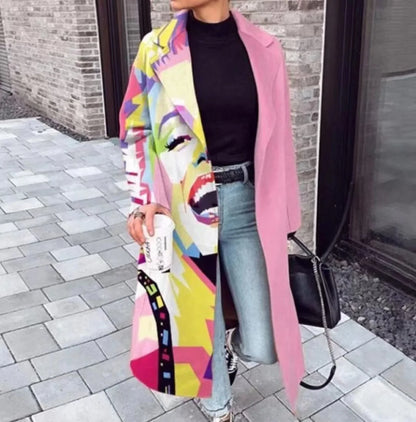 Manteau femme hiver carreaux chaud et tendance