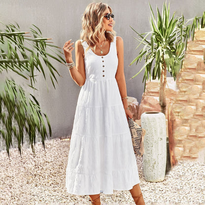 Robe de soirée femme élégante longue été