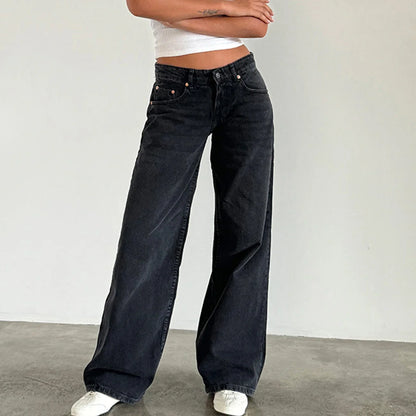 Jean Femme Large Vintage Blanc