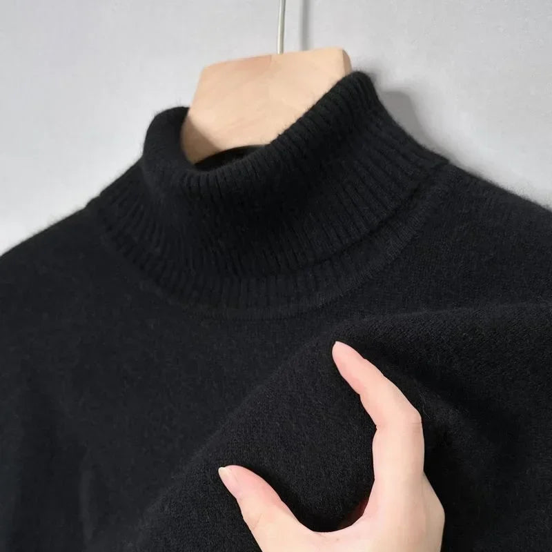 Pull Femme en Laine Merino Col Rond Marine