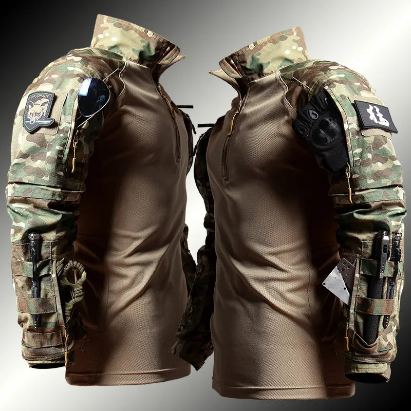 Pull Camo Hiver Chaud pour Homme
