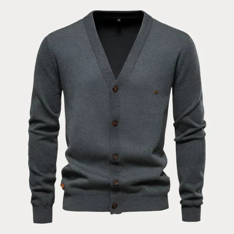Cardigan Homme Tricoté Manches Longues