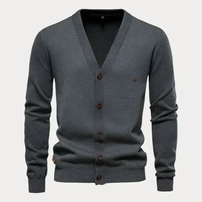 Cardigan Homme Tricoté Manches Longues