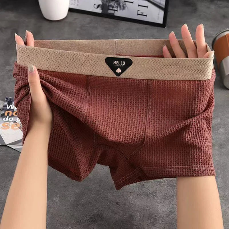 Boxer Homme Polyester Élasthanne Respirant Coupe Ajustée