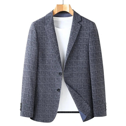 Blazer Homme Moderne à Carreaux Geométriques - BerlinGlamour