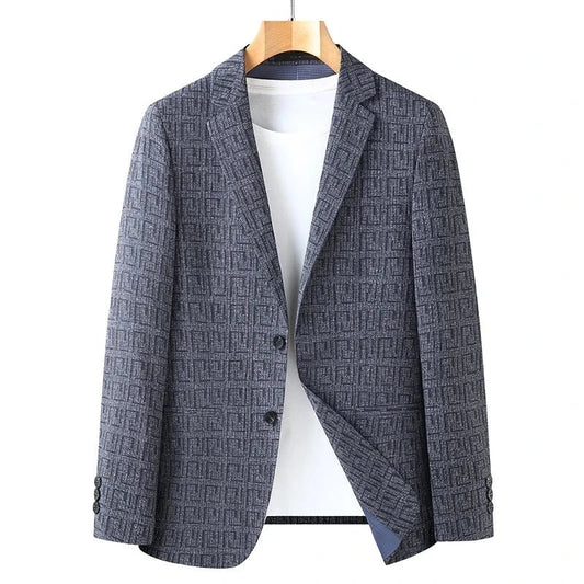 Blazer Homme Moderne à Carreaux Geométriques - BerlinGlamour
