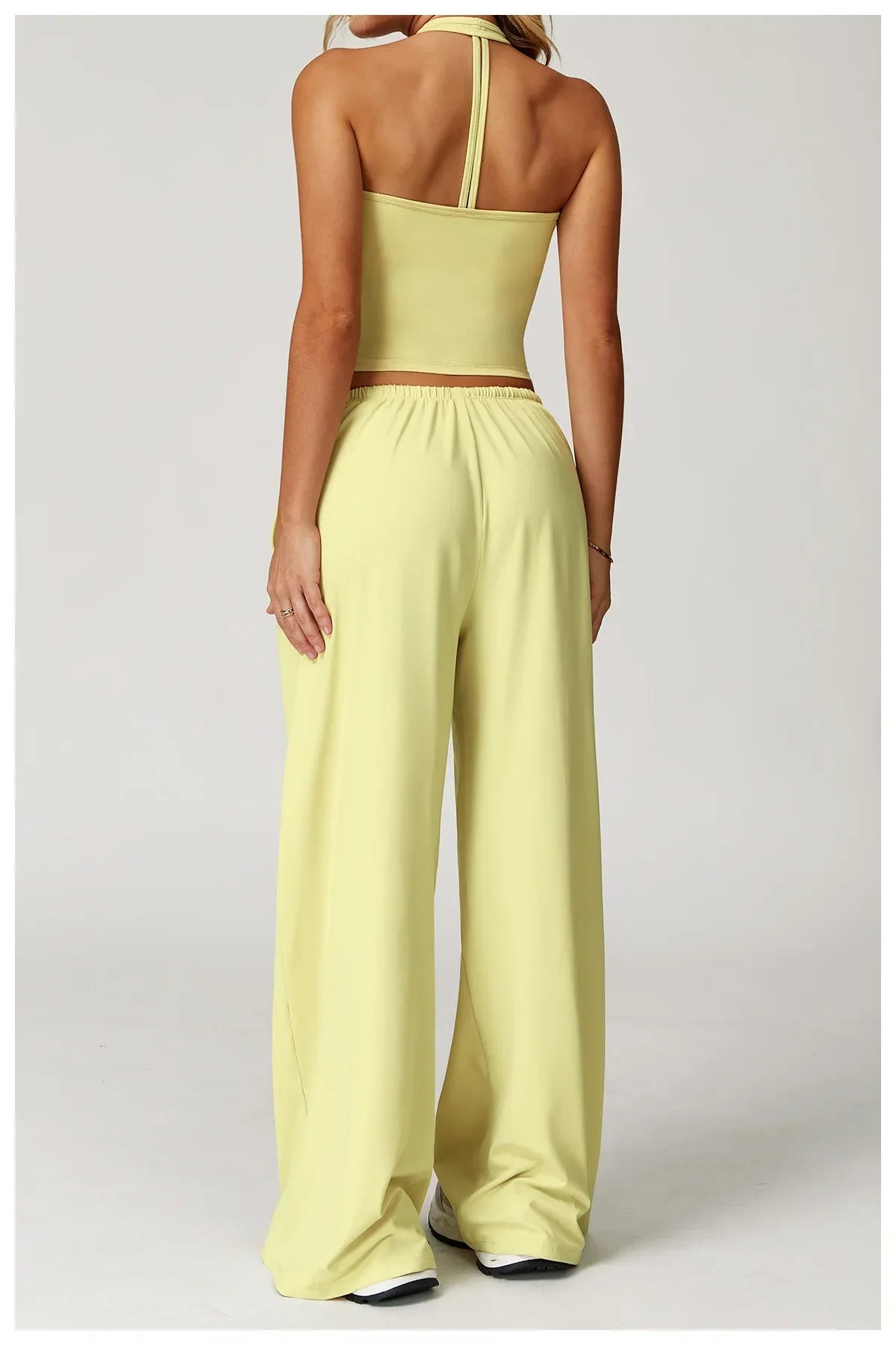 Ensemble Lounge Femme Décontracté Crop Top