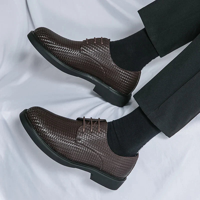 Richelieu Cuir Homme Élégant et Confortable
