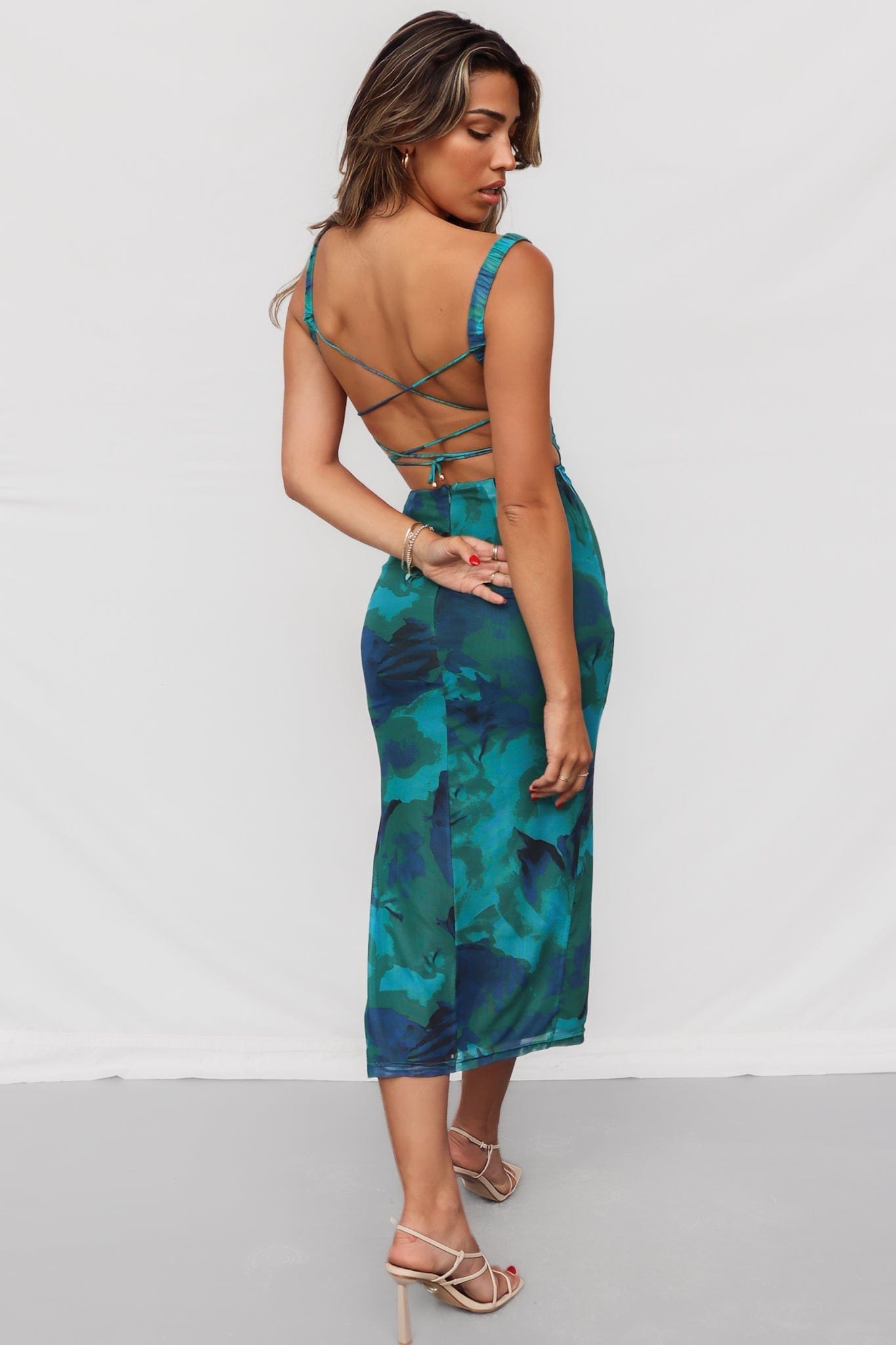 Robe Été Sans Manches avec Lacet Délicat
