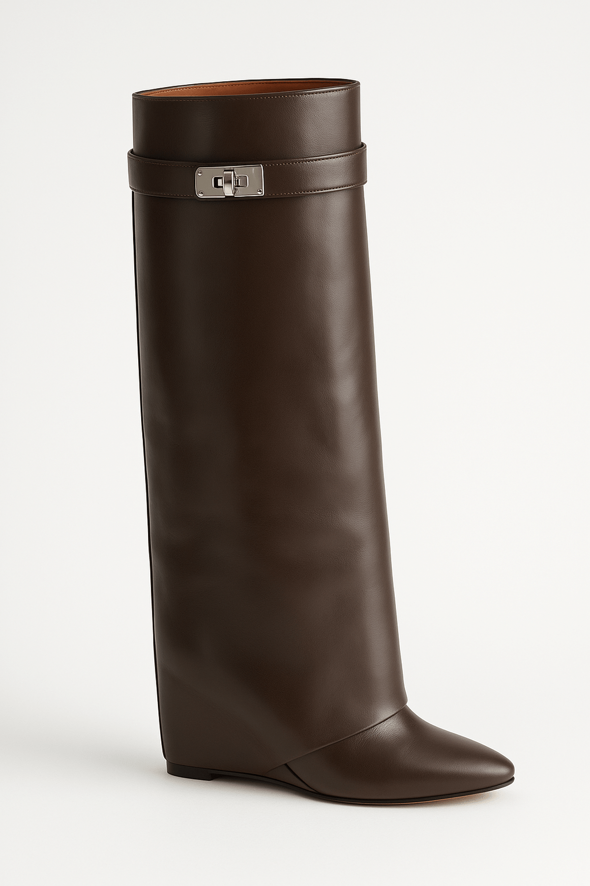 Bottes Féminines Élégantes à Talon Medium et Pointe Fine