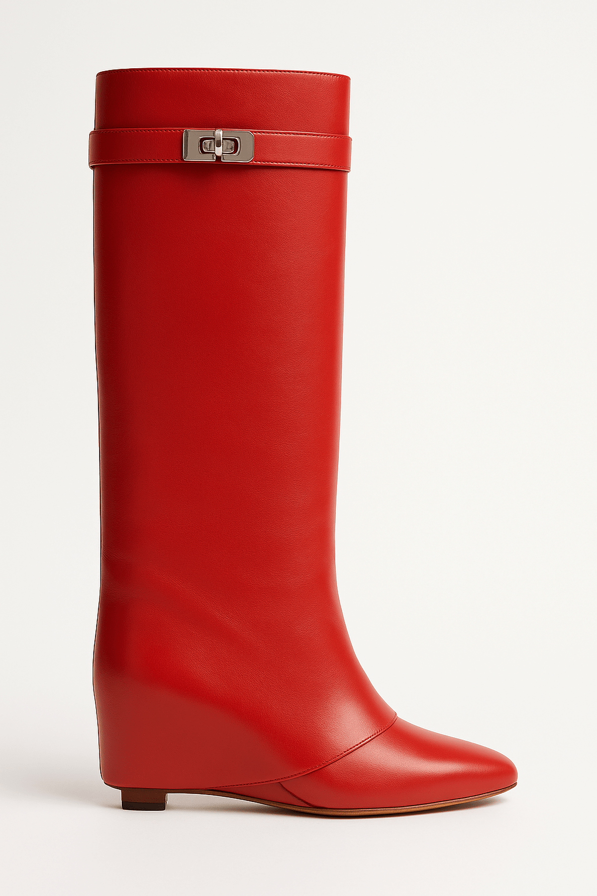 Bottes Féminines Élégantes à Talon Medium et Pointe Fine