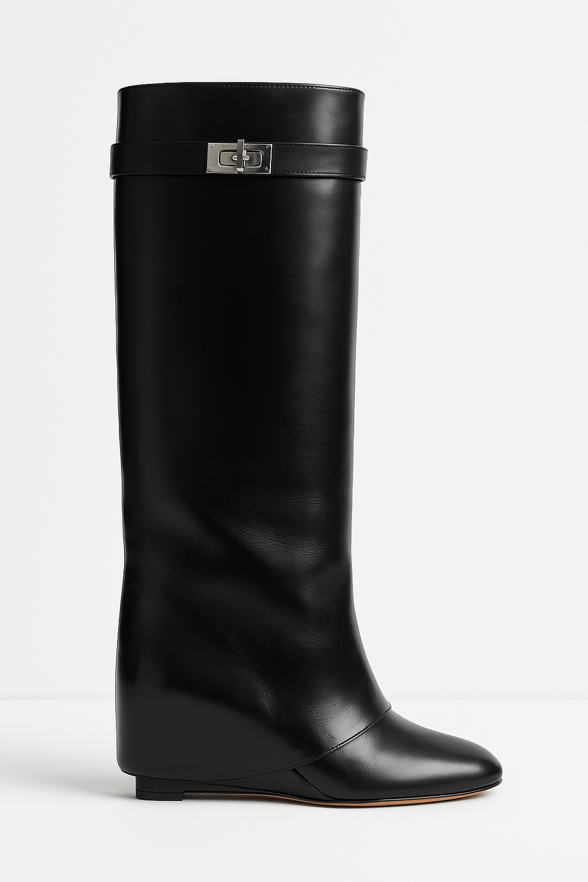 Bottes Féminines Élégantes à Talon Medium et Pointe Fine - BerlinGlamour