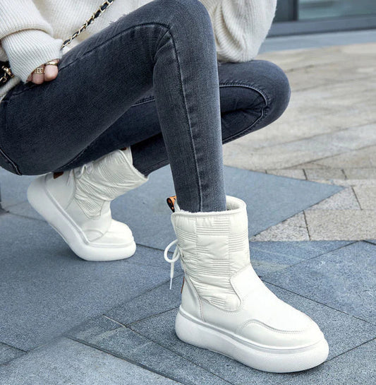 Bottes Femme Hiver Imperméables et Chaussures à Traction - PanierRoyale