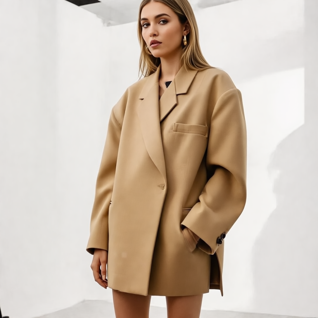 Veste Blazer Féminine Grande Taille - Élégante et Confortable pour Dames
