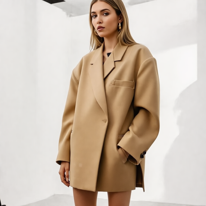 Veste Blazer Féminine Grande Taille - Élégante et Confortable pour Dames