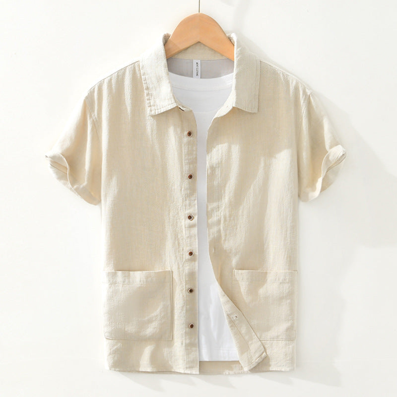 Chemise Homme Coton Respirant pour Été