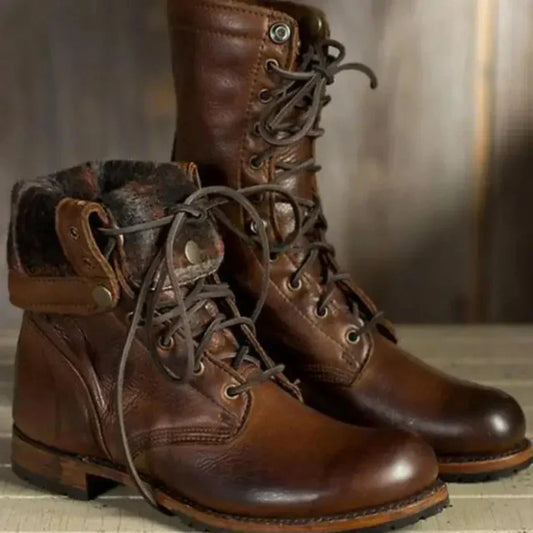 Bottes Hiver Femmes Montantes Élégantes - PanierRoyale