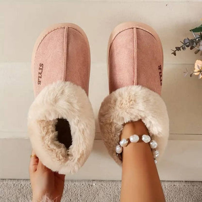 Pantoufles Peluche Chaudes et Confortables
