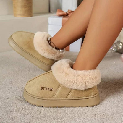 SilentStep - Pantoufles doublure en peluche