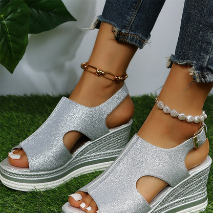 Lacey™ – Sandales Compensées Femme Élégantes avec Confort Optimal-2