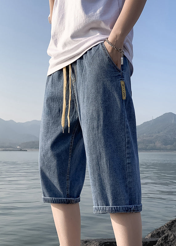 Pantalon denim court homme léger été - EasyApparels