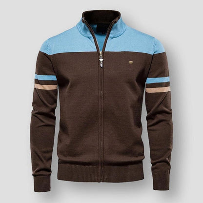 Gilet à capuche zippé streetwear moderne - PanierRoyale
