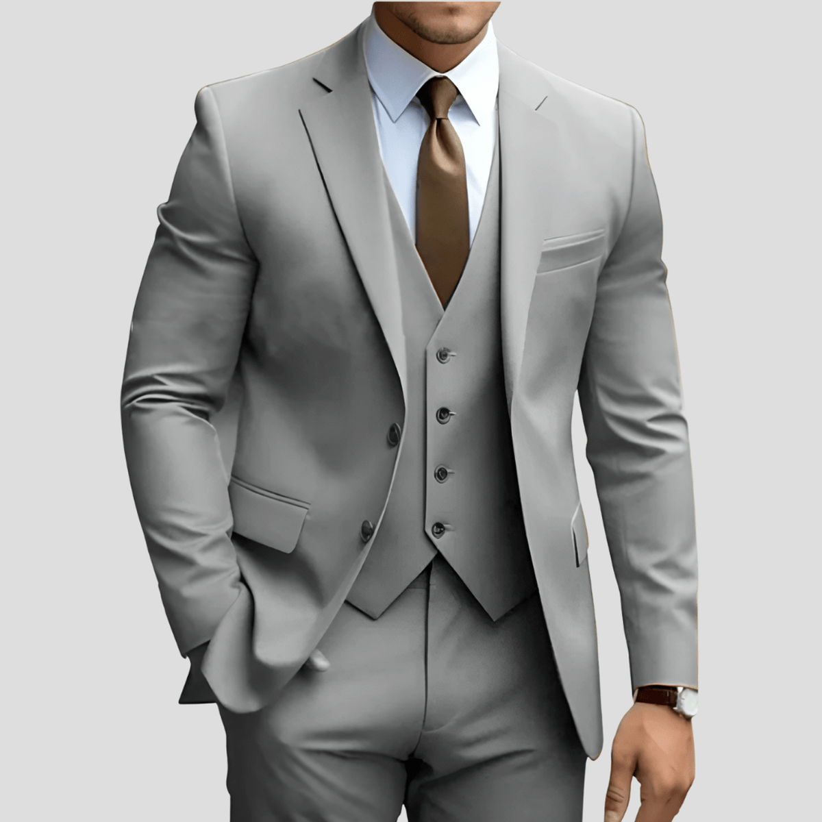 Costume Homme 3 Pièces Classique pour Bureau