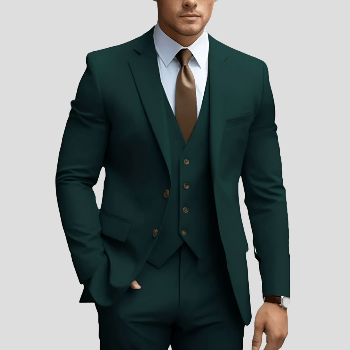 Costume Homme 3 Pièces Classique pour Bureau - BerlinGlamour