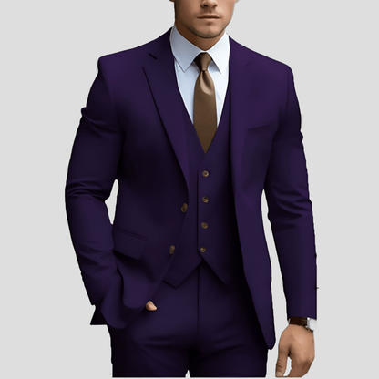 Costume Homme 3 Pièces Classique pour Bureau